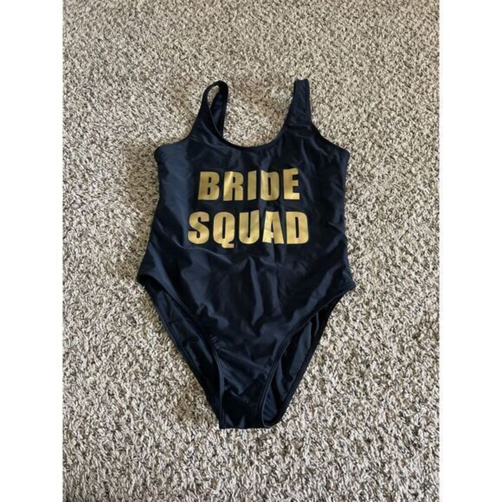 NWOT Bride Squad one piece swimsuit size large‎